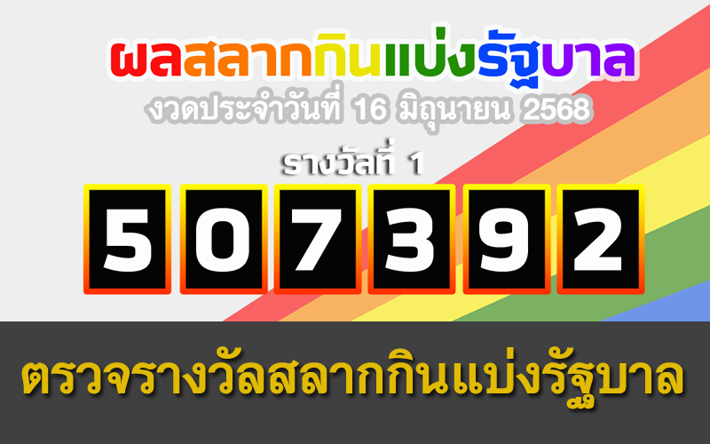 Lottery 16 june 2025