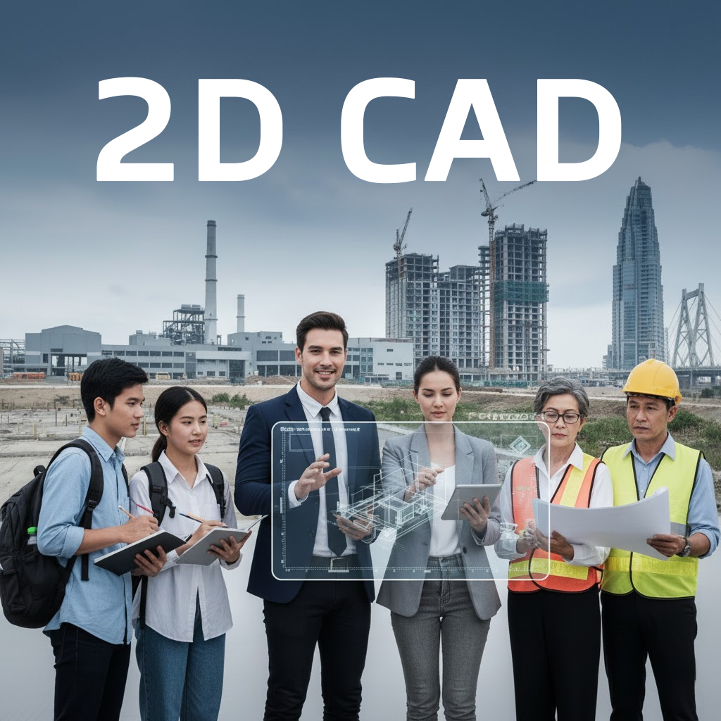 2D CAD for construction is PTCAD