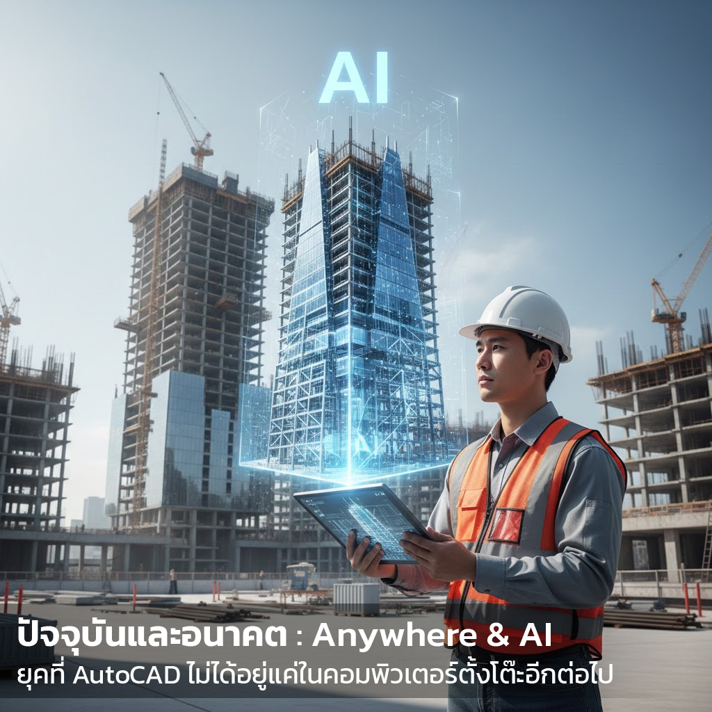 AutoCAD can work anywhere and AI
